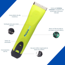 Máquina de Tosa Sem Fio EV-MT2 Vet