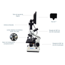 Microscópio Digital Com Aquecimento EV-MD2 Vet
