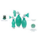 Reanimador Manual de Silicone EV-RM2 Vet